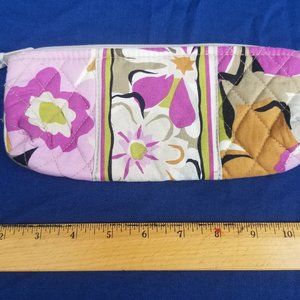 Vera Bradley Portobello Road Pencil / Cosmetic Case